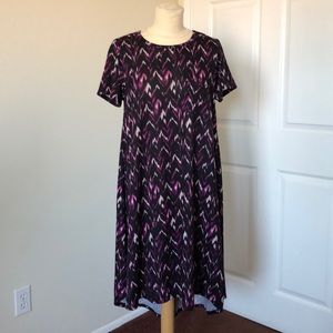 LulaRoe Chevron Dress Size S